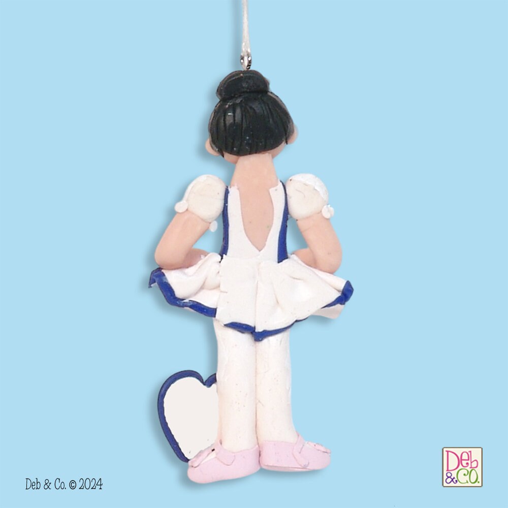 Custom Little Girl Recital Ornament from photograph HANDMADE POLYMER CLAY Ornament - Personalized Christmas Ornament in Custom Gift Box