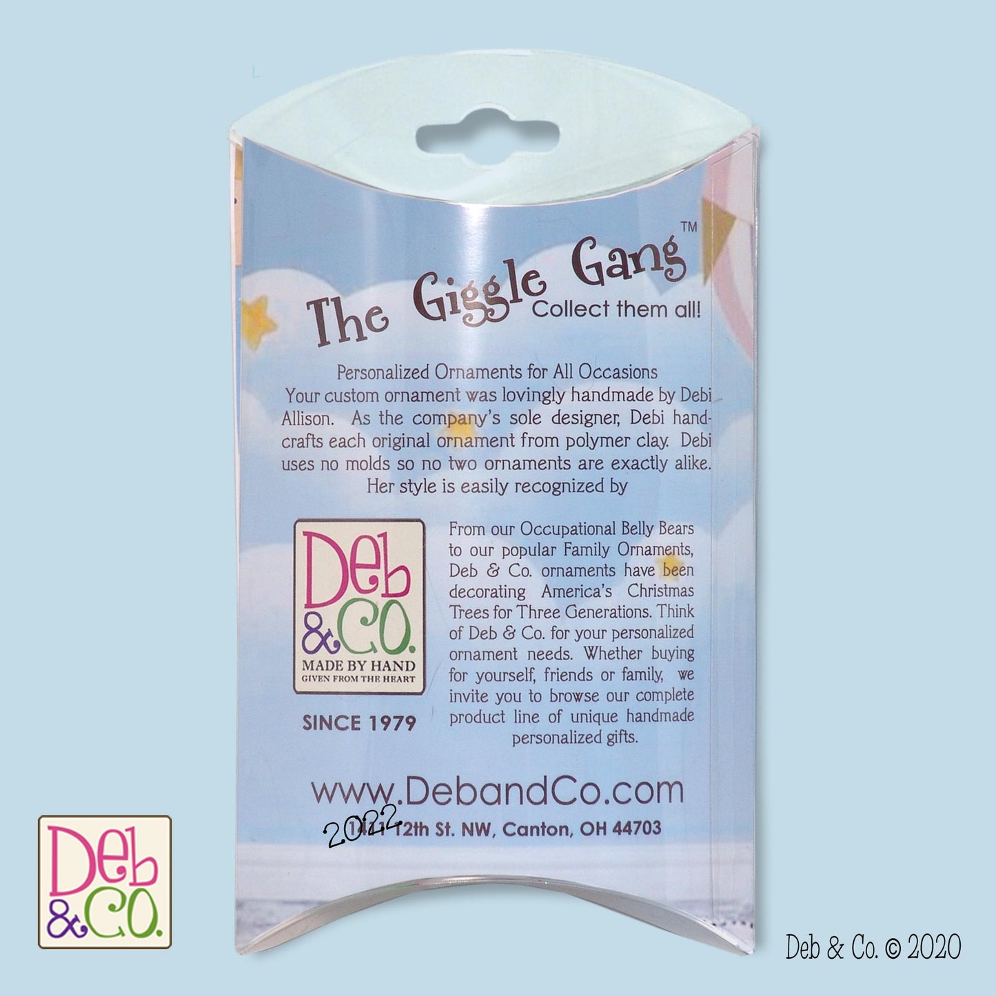 New MOM & BABY / Baby Sitter with toddler - Handmade Polymer Clay Personalized Christmas Ornament