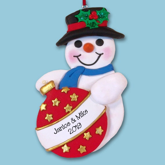 Jesus is the Reason Snowman Handmade Polymer Clay Ornament - Personalized Christmas Ornament - Limited Edition