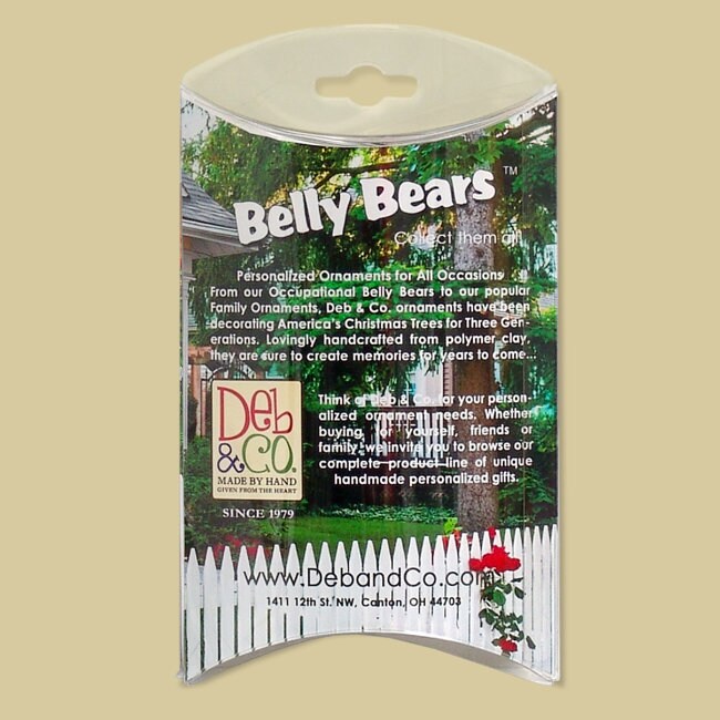 Personalized Real Estate Ornament - Realtor HANDMADE Polymer Clay Personalized Christmas Ornament - in Custom Gift Box