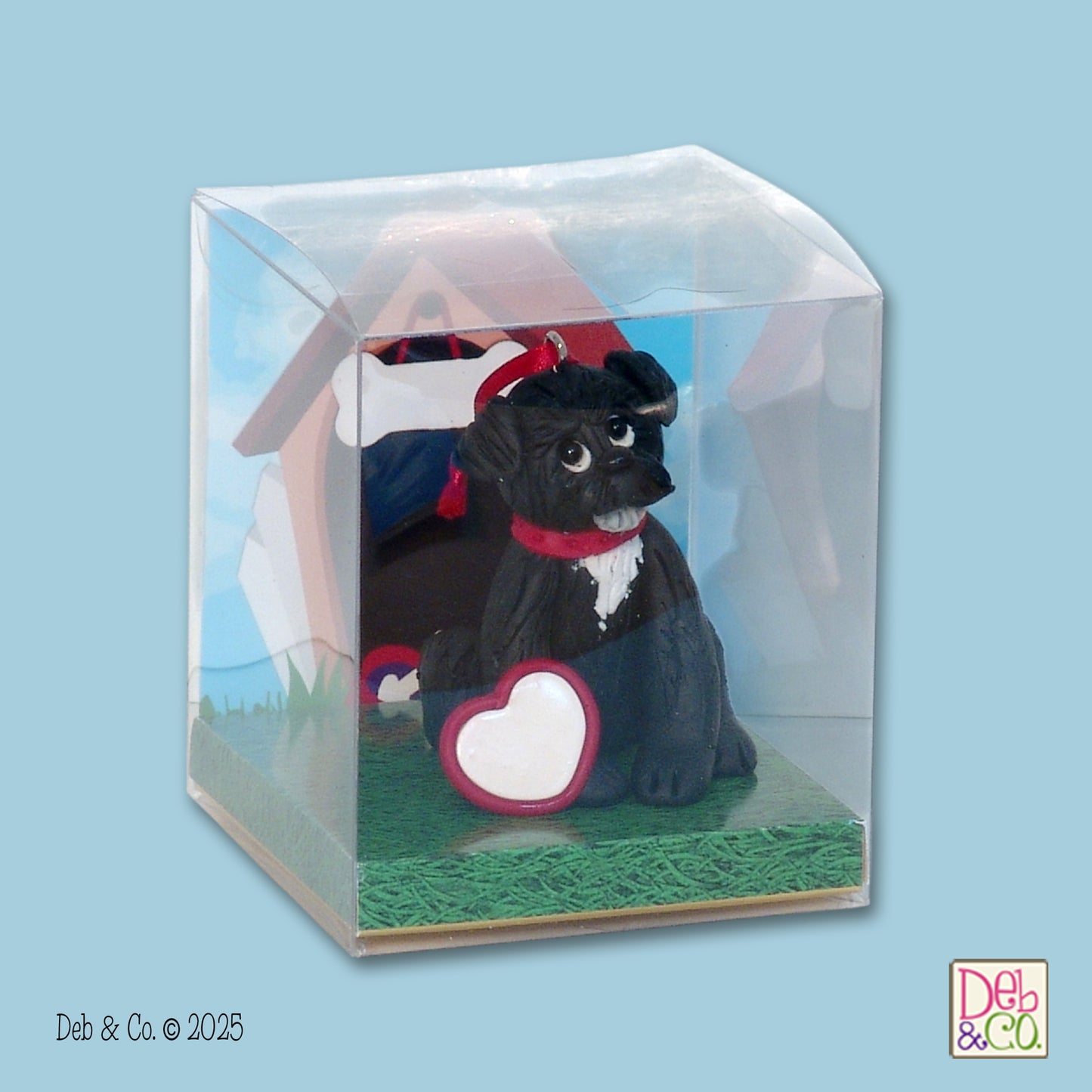 Black Lab / Labrador Retriever Puppy Dog Ornament