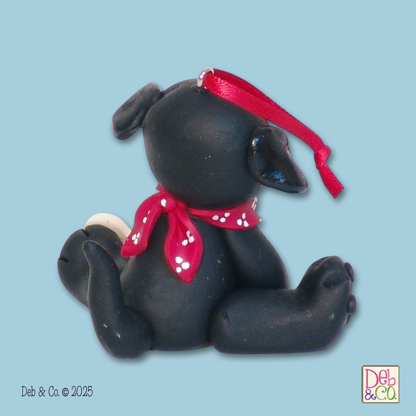 Black Lab / Labrador Retriever Puppy Dog Ornament