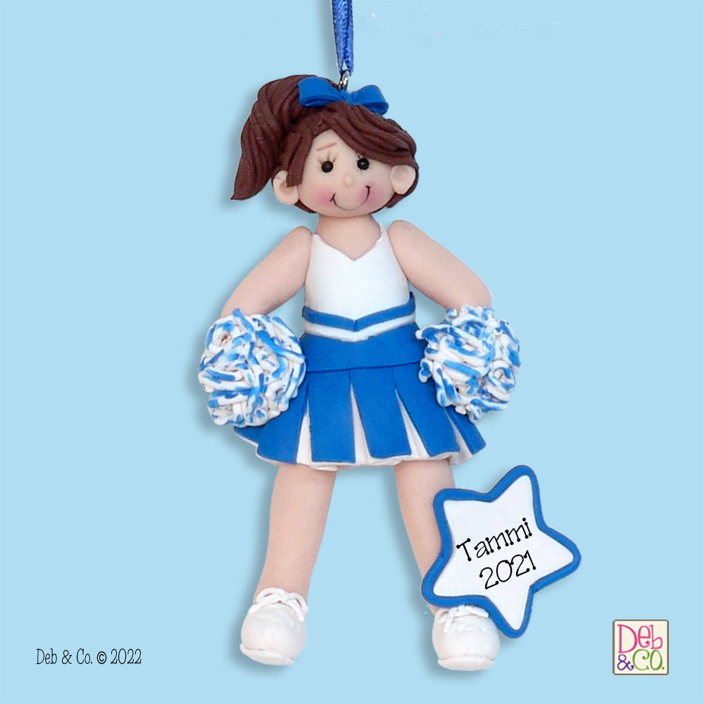 CHEERLEADER Handmade Personalized Christmas Ornament