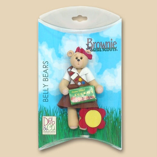 Personalized Brownie Ornament in Custom Gift Box - HANDMADE Polymer Clay, Personalized Christmas Ornaments